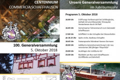 2018 CENTENNIUM - 100. Generalversammlung